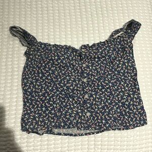 Ralph lauren off shoulder crop top